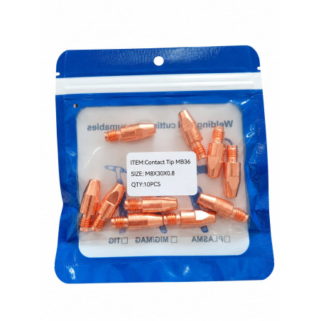 Tube Contact M8  Sachet de 10